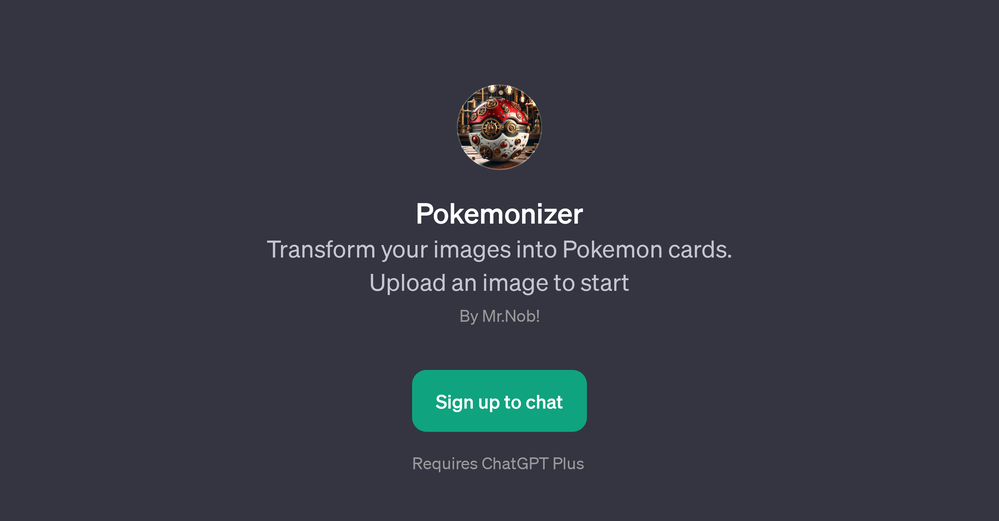 Pokemonizer website