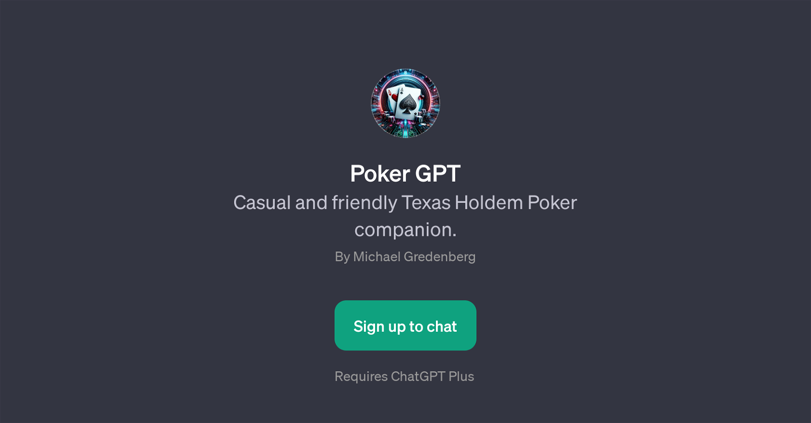 Poker GPT website
