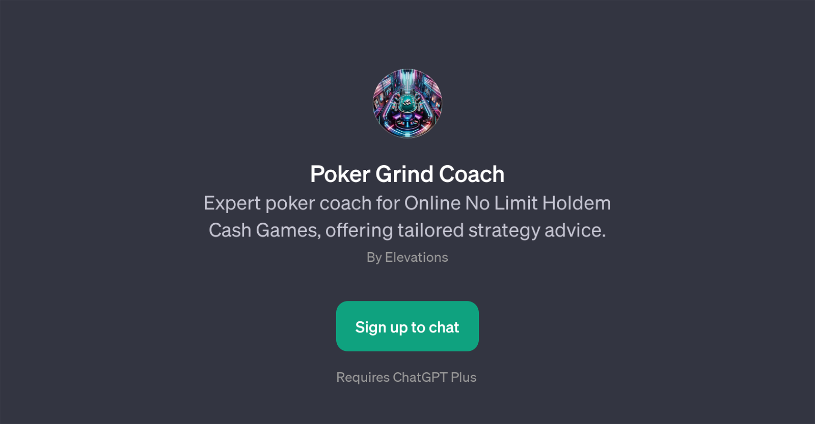 Poker Grind Coach website