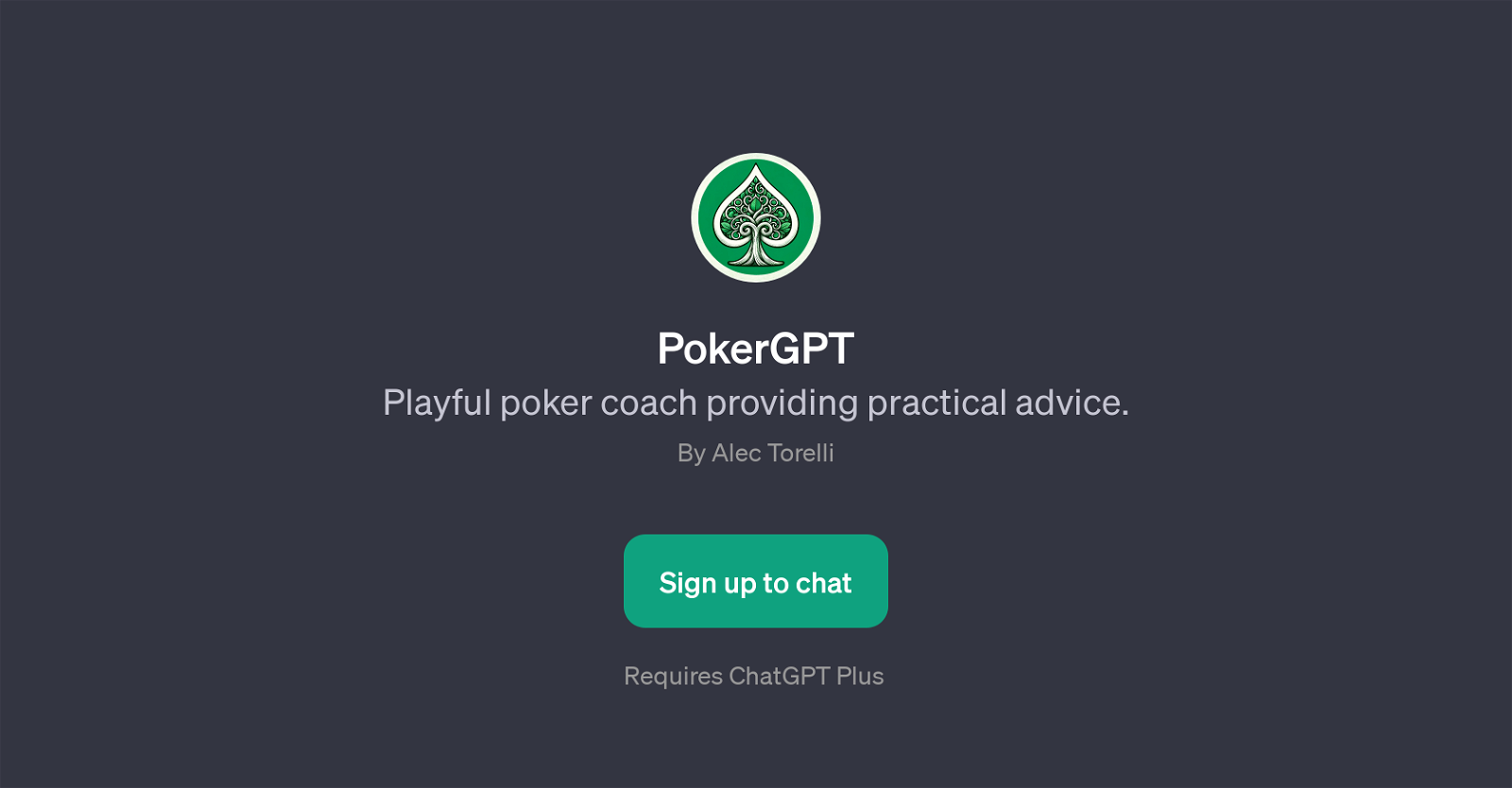 PokerGPT website
