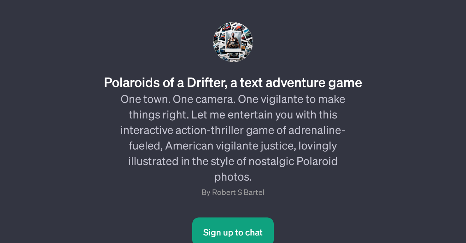 Polaroids of a Drifter website