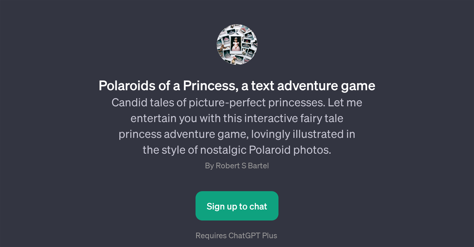 Polaroids of a Princess website