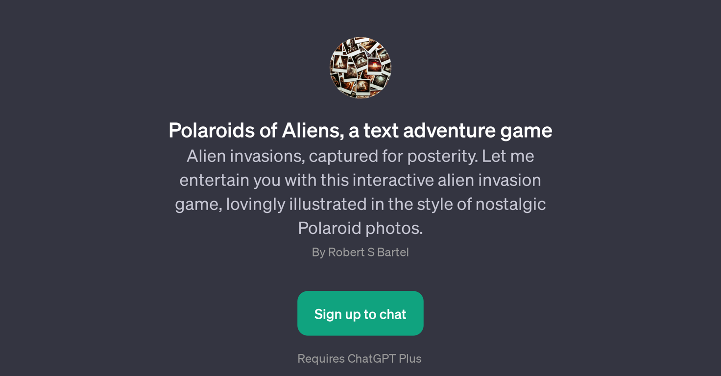 Polaroids of Aliens website