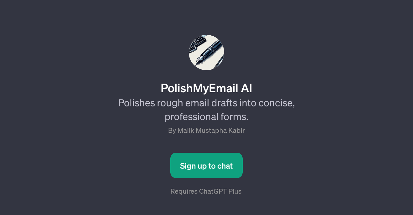 PolishMyEmail AI website