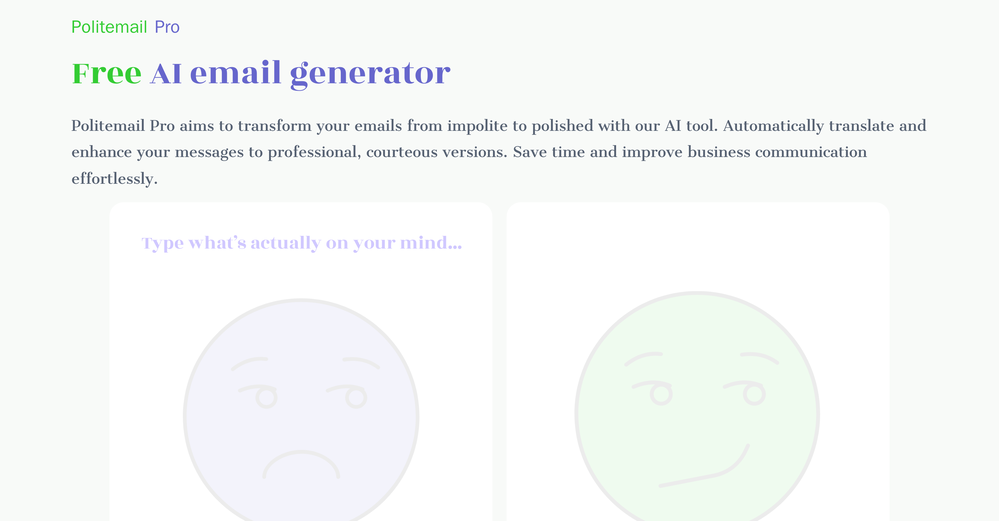Politemail Pro website