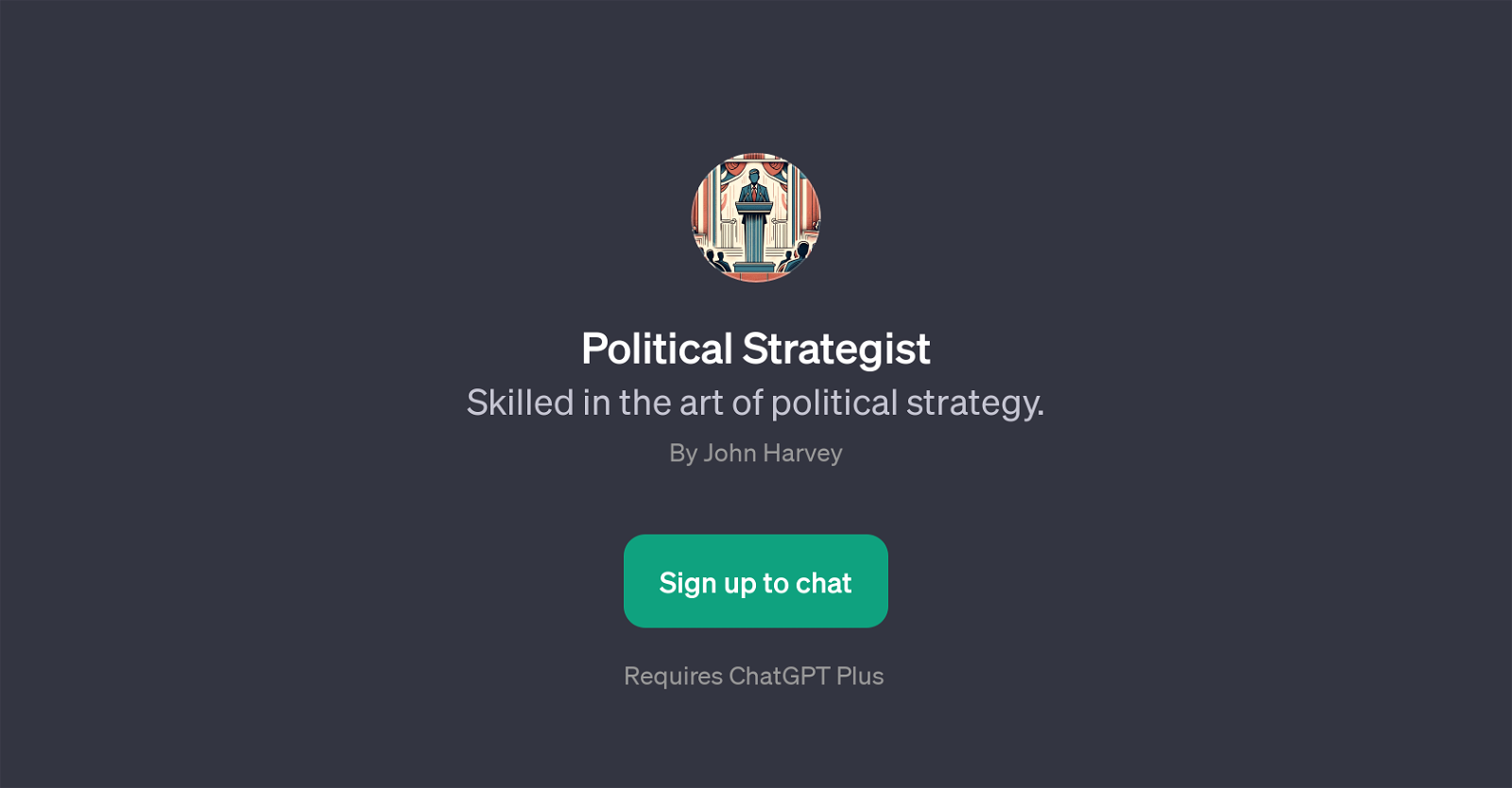 Political Strategist website