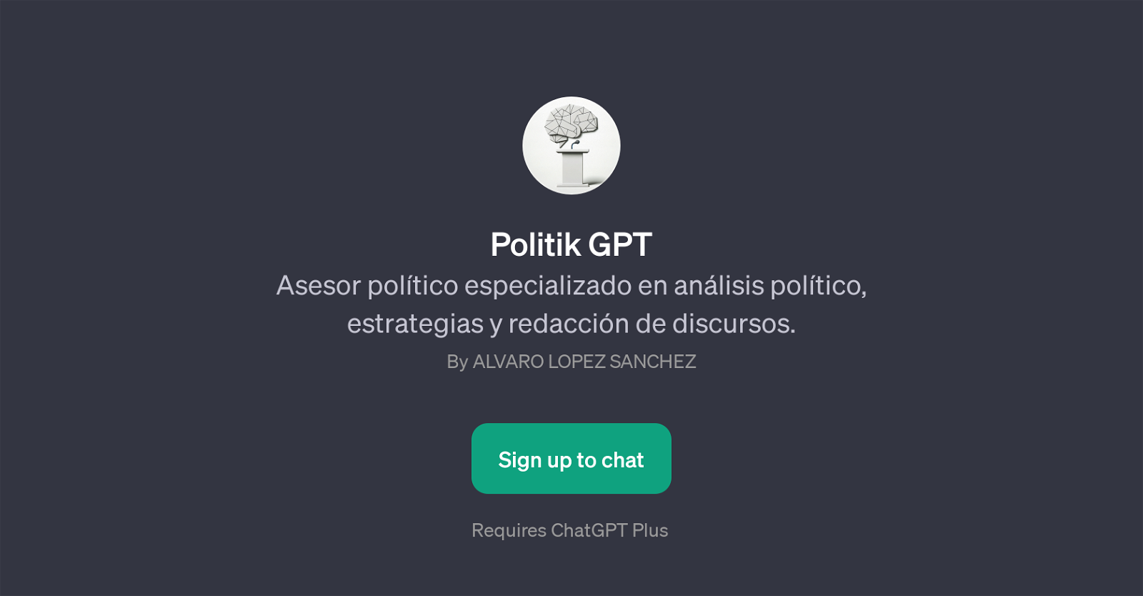 Politik GPT website