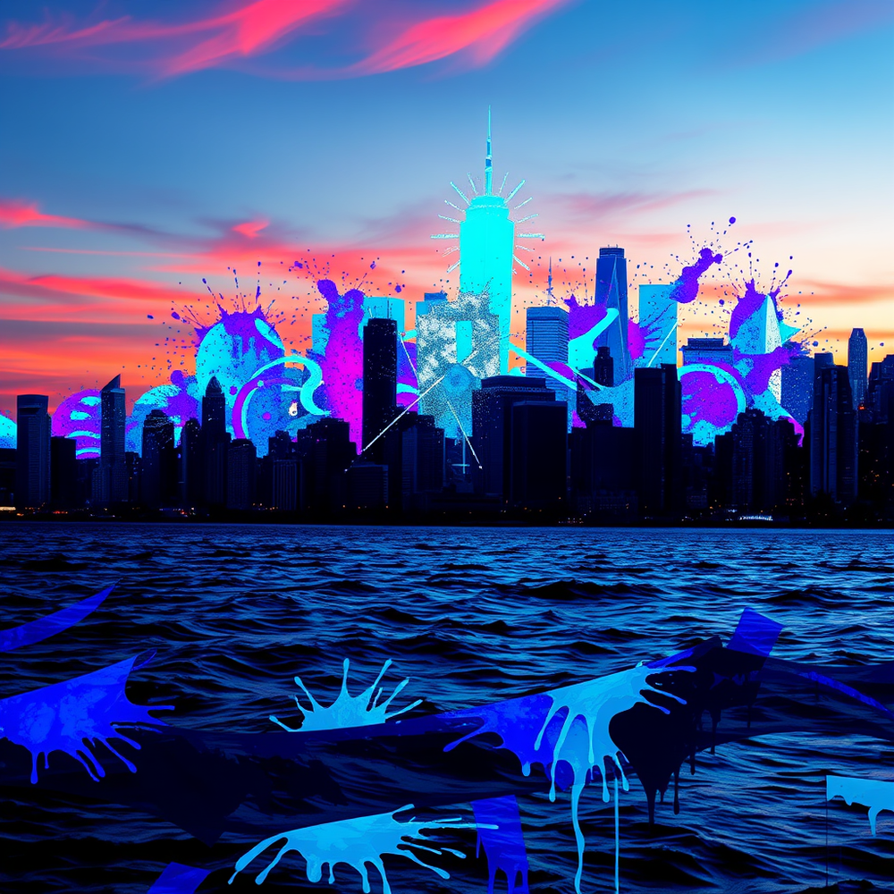 Pollock-Style Holographic Vision website