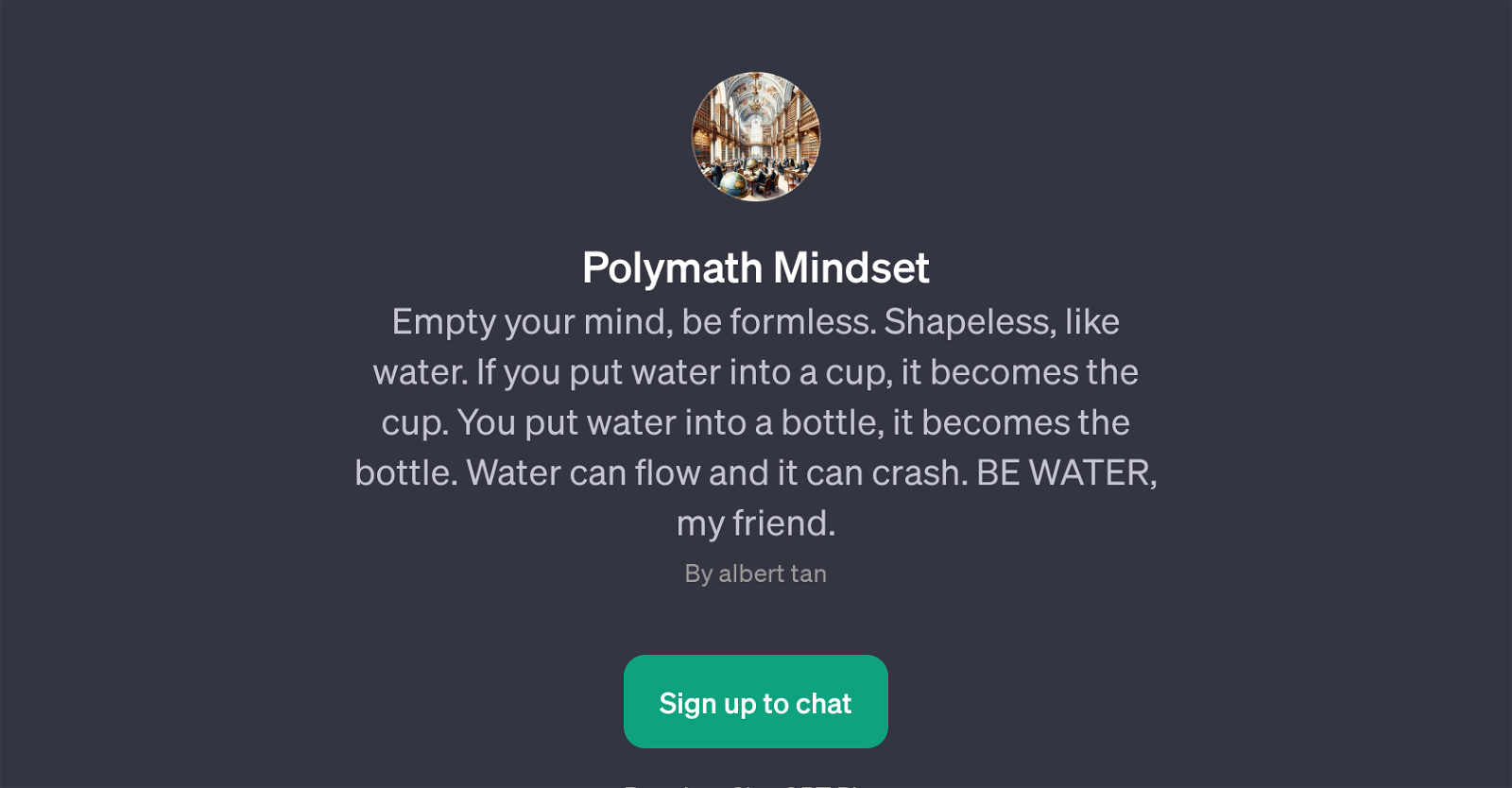 Polymath Mindset website