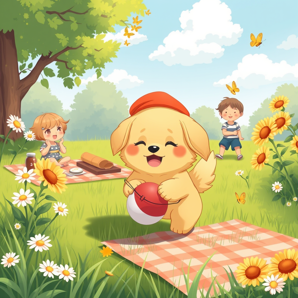 Pompompurin Golden Retreiver website