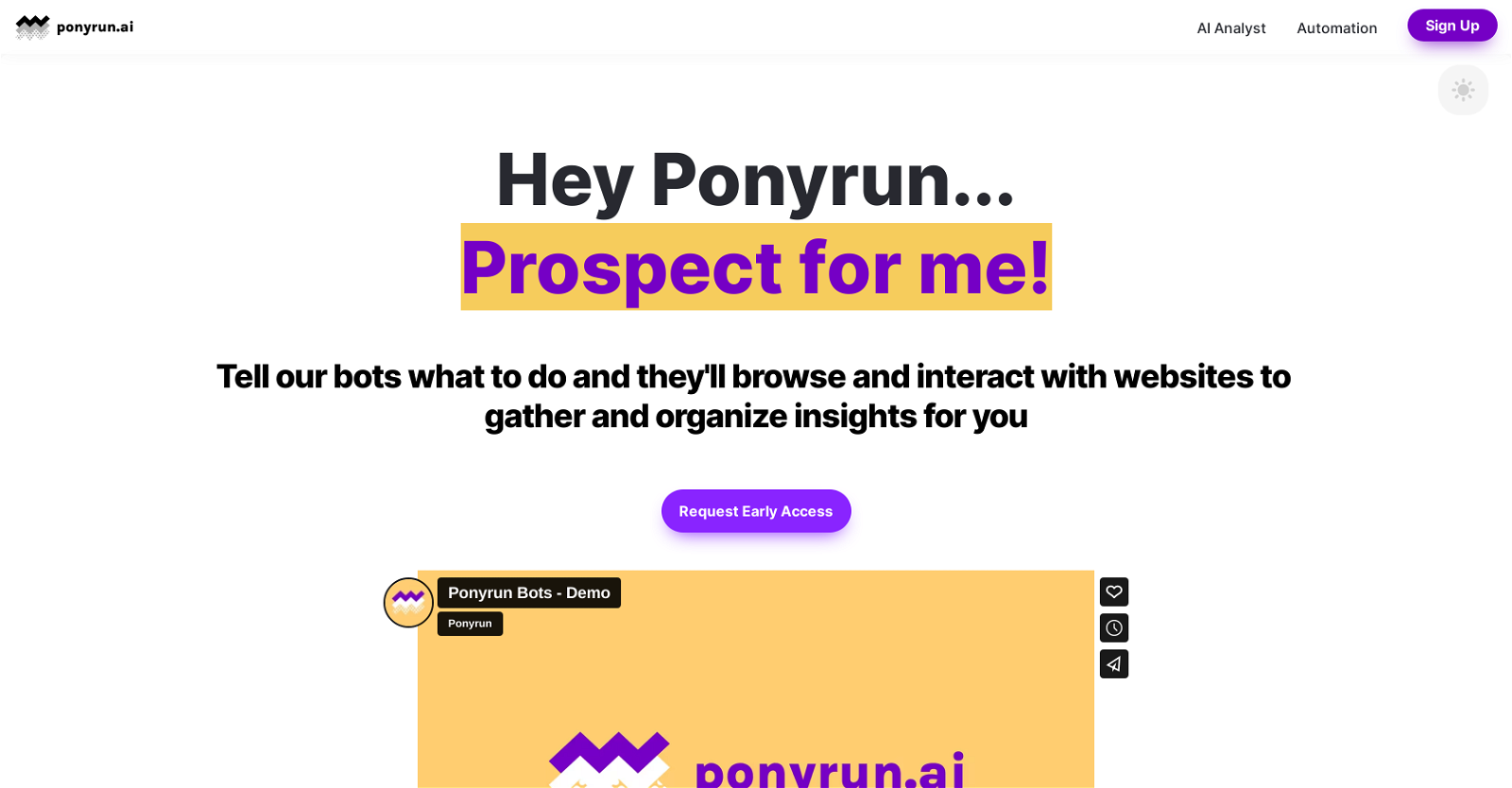Ponyrun website