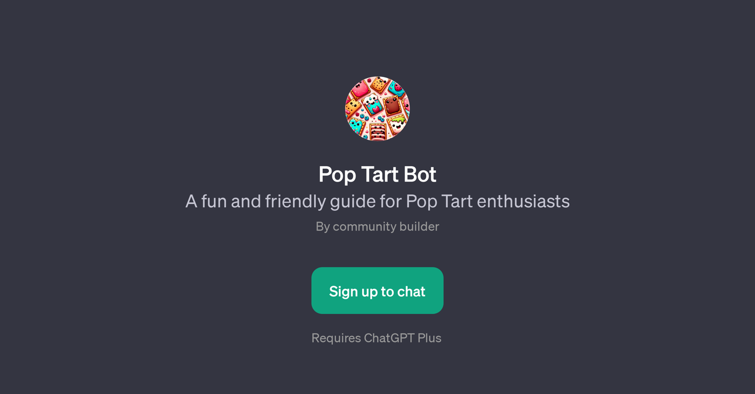 Pop Tart Bot website