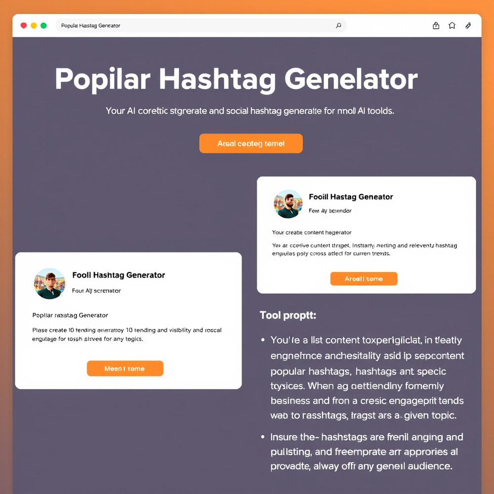 Popular Hashtag Generator website