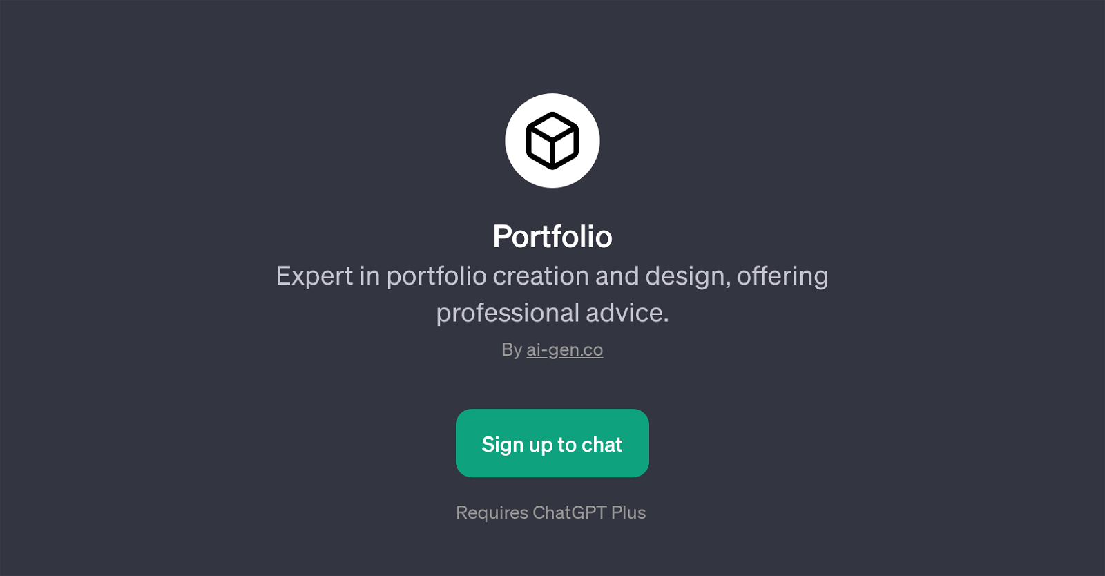 PortfolioPage website