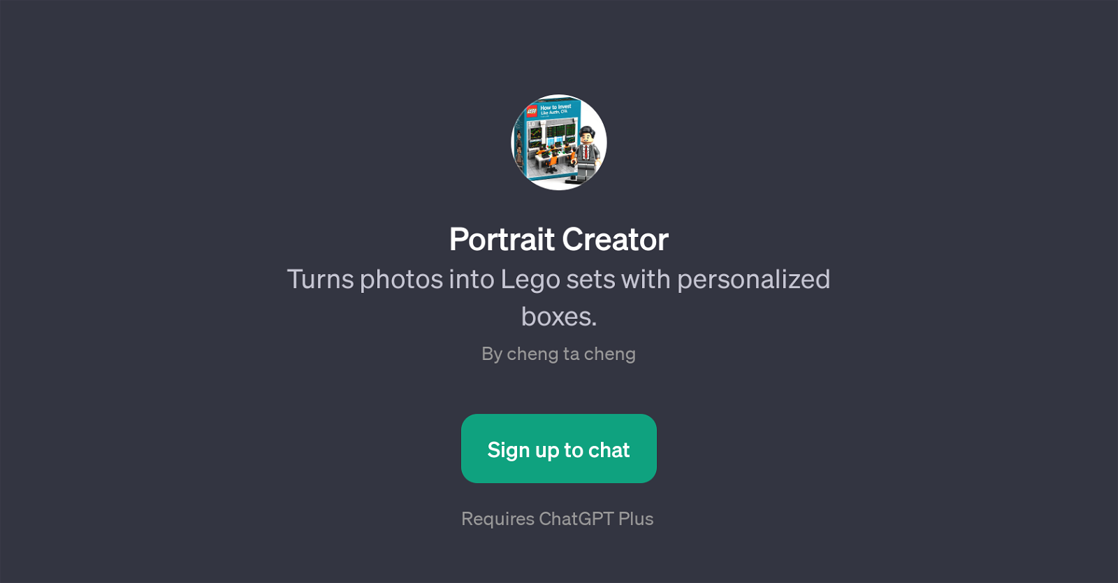 Portrait Creator website