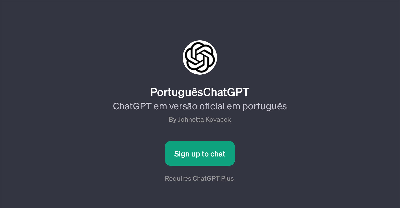 PortugusChatGPT website