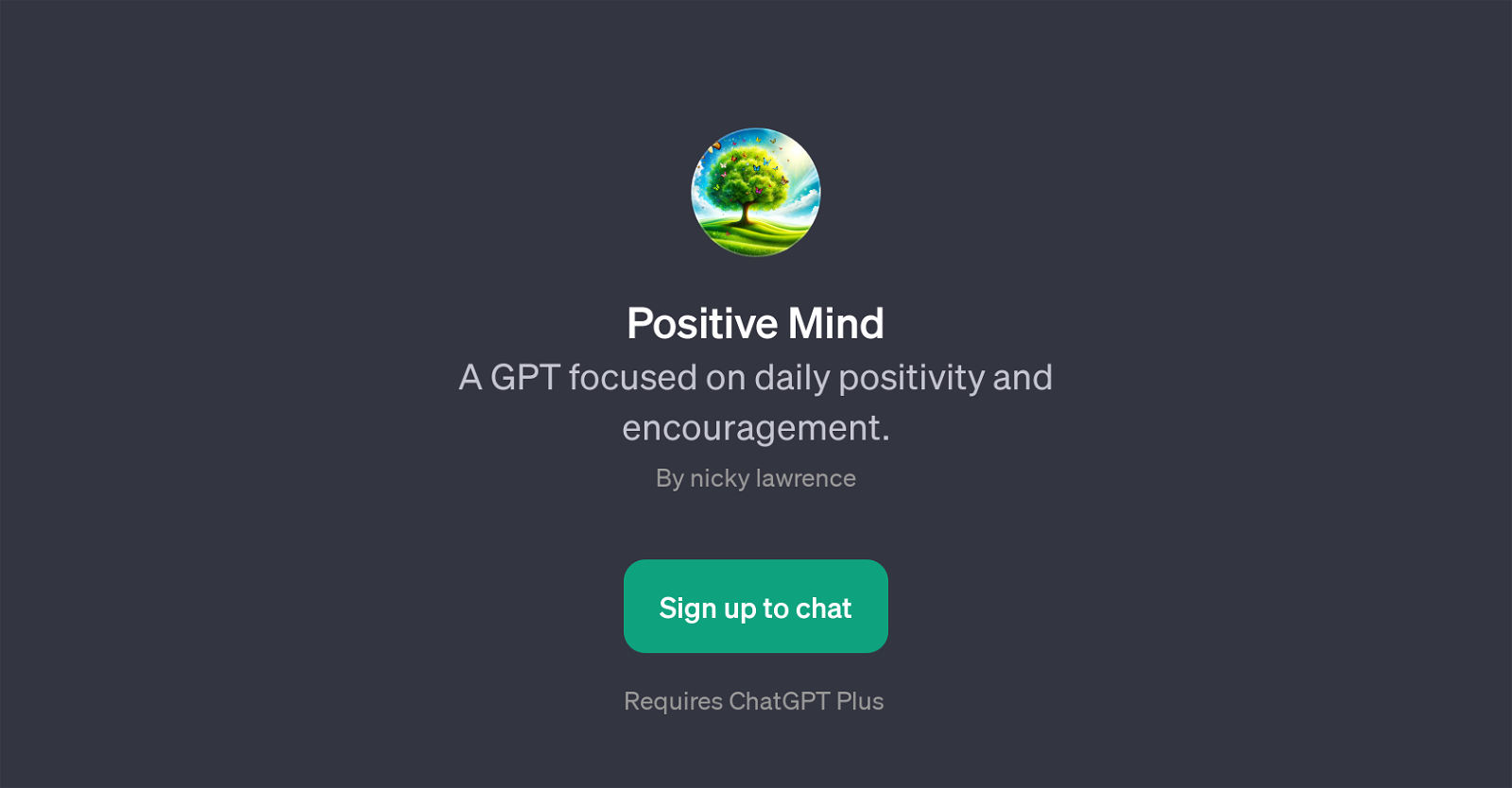 Positive Mind website