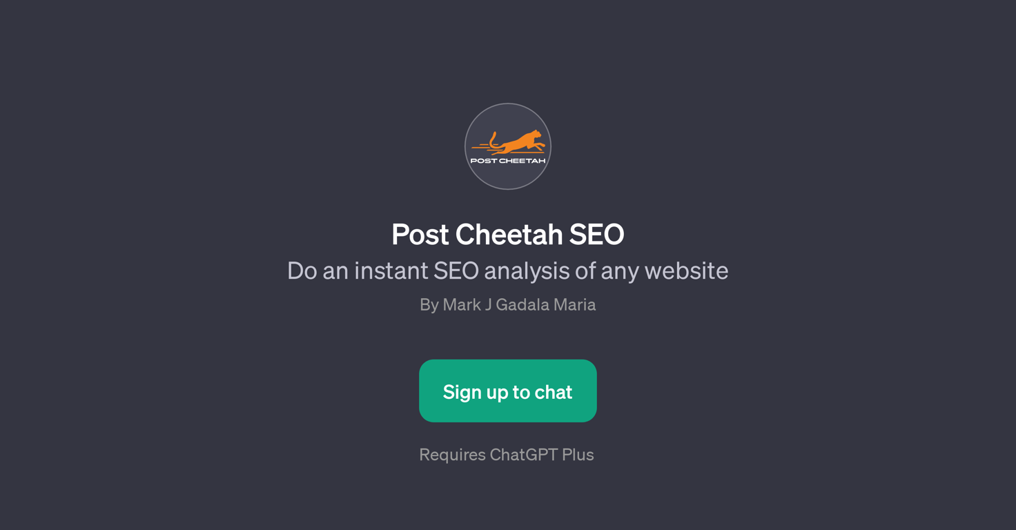 Post Cheetah SEO website