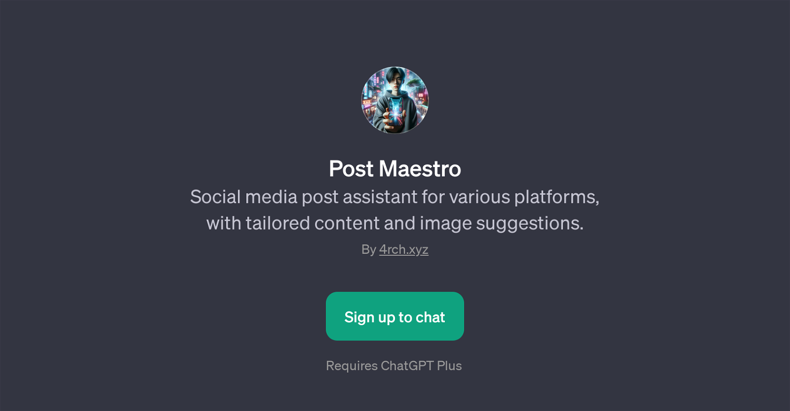 Post Maestro website
