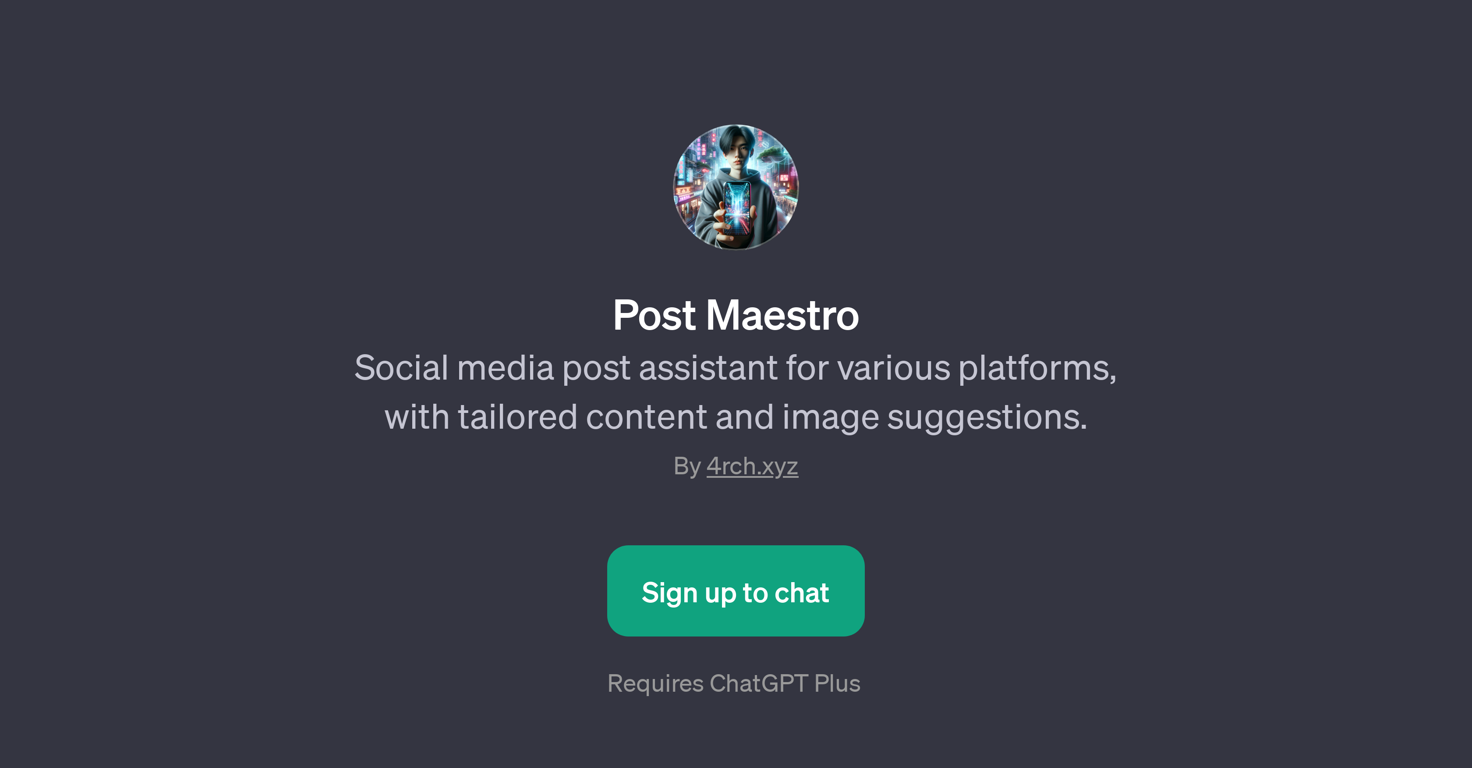 Post Maestro website