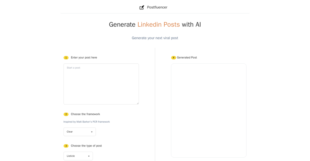 Postfluencer website