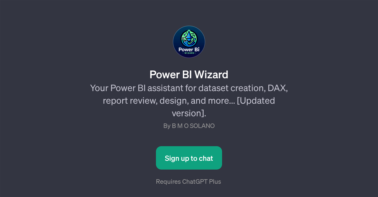 Power BI Wizard website