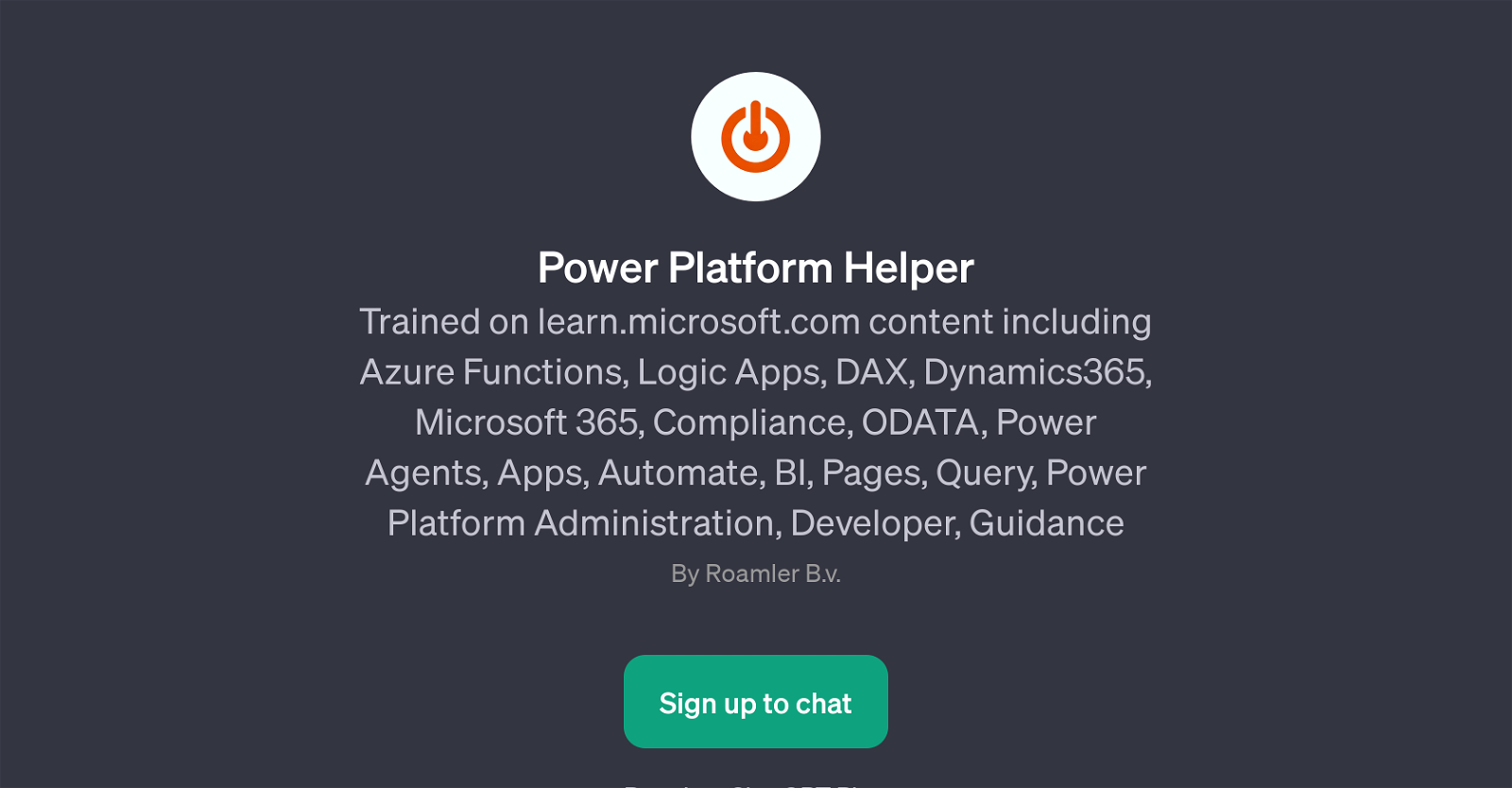 Power Platform Helper website