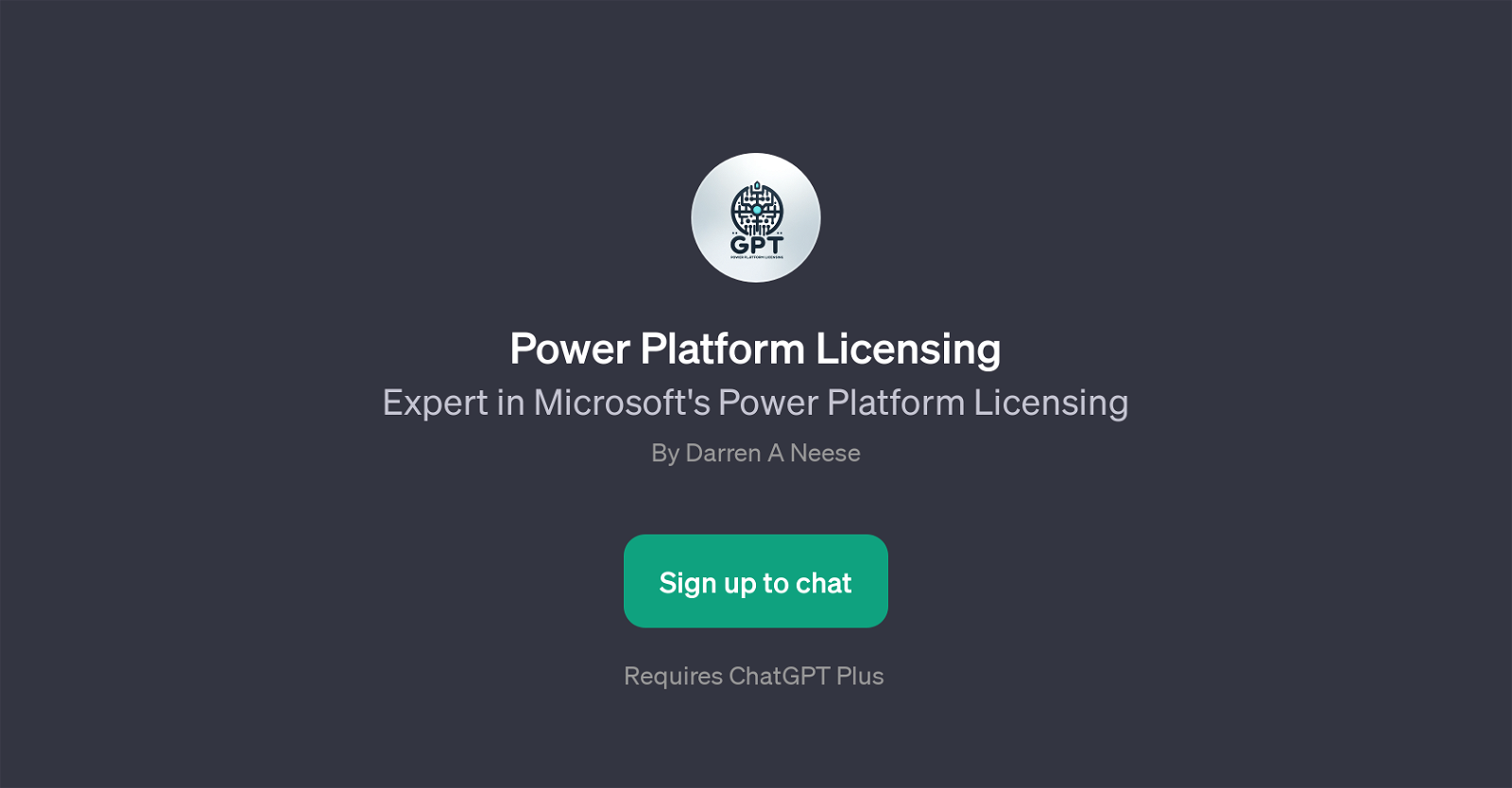 Power Platform Licensing website