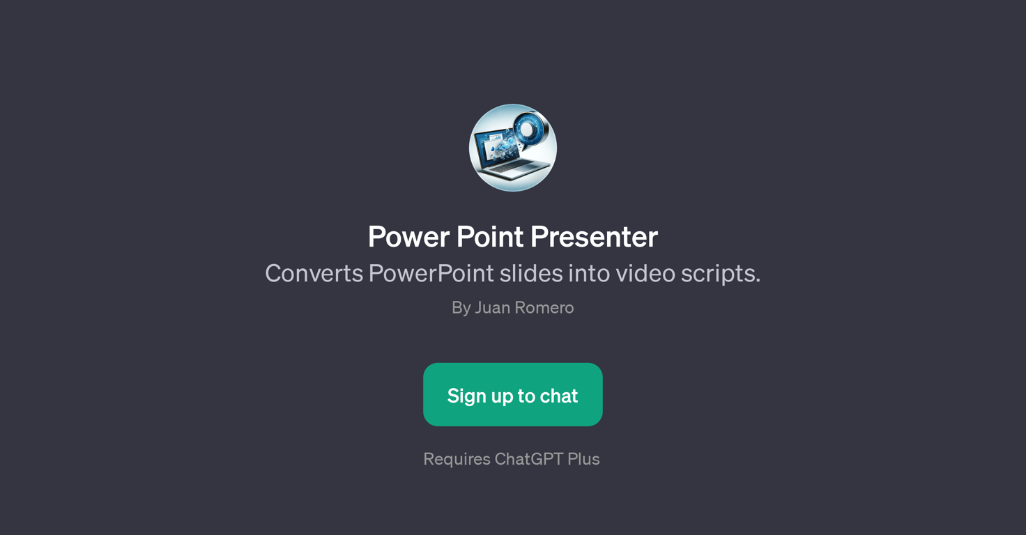 Power Point Presenter website