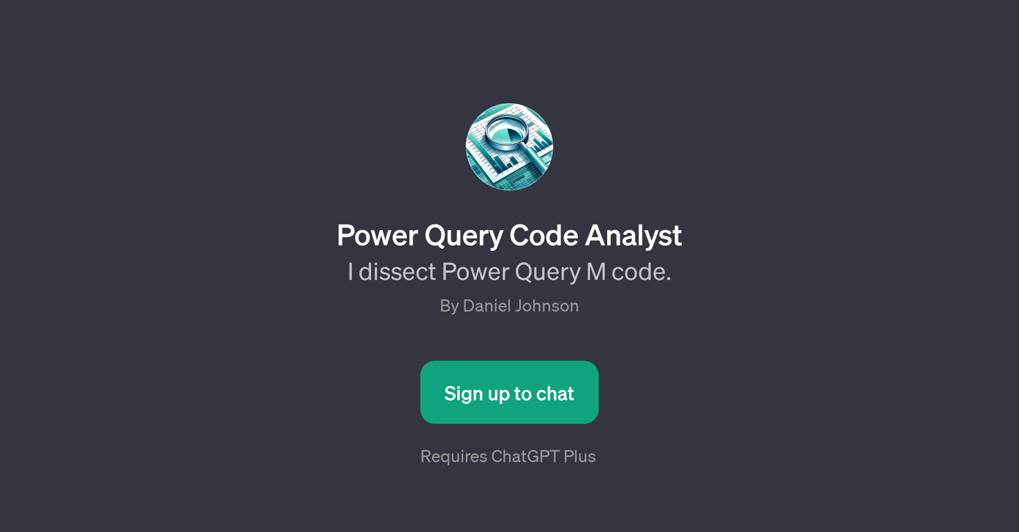 Power Query Code Analyst website