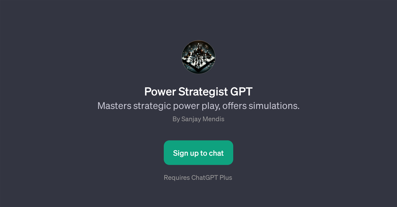 Power Strategist GPT website