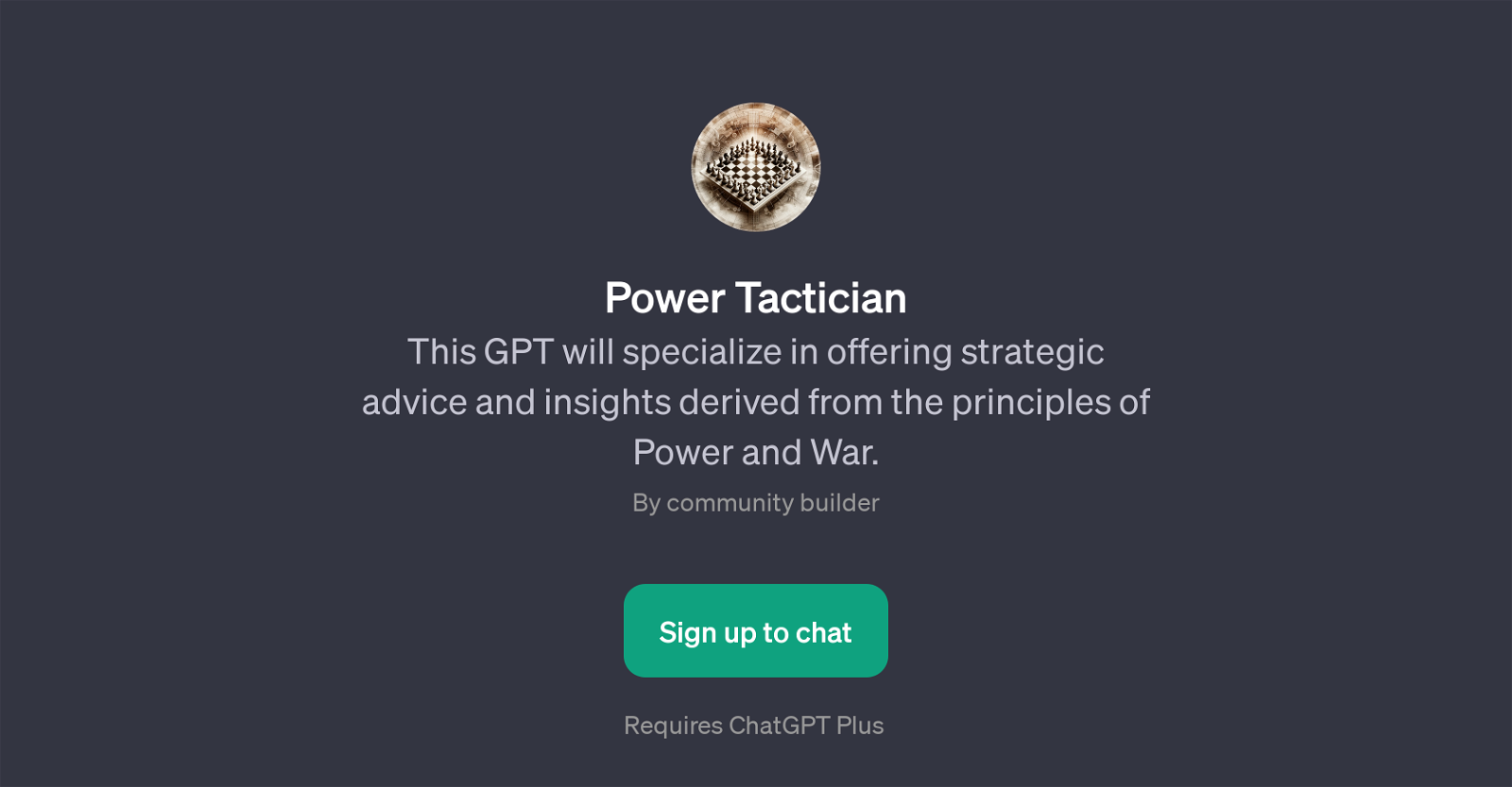 Power Tactician website