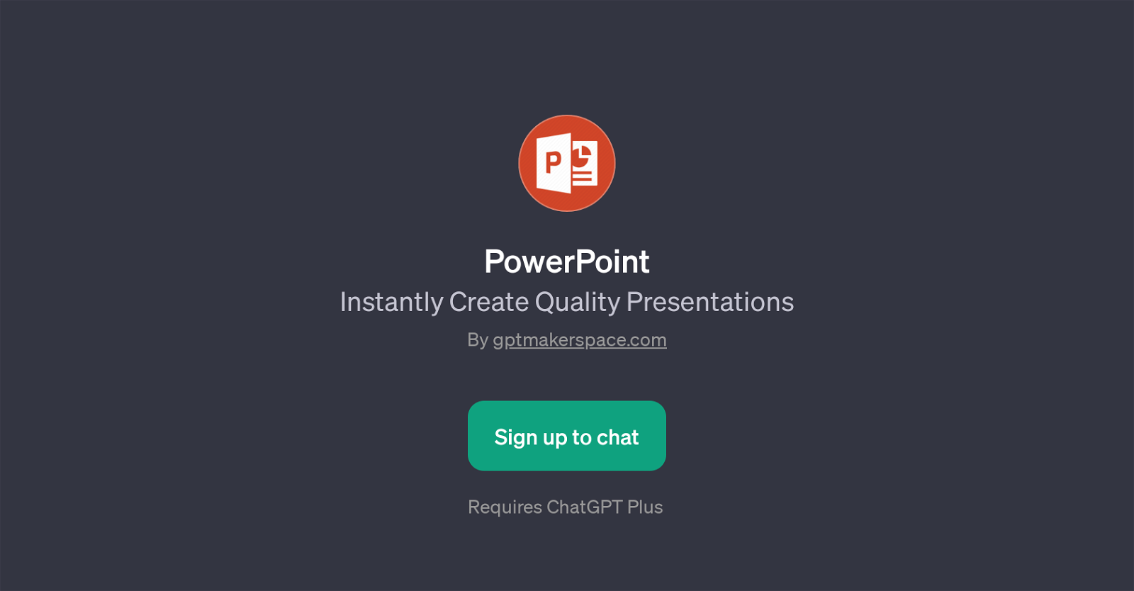 PowerPoint GPT website