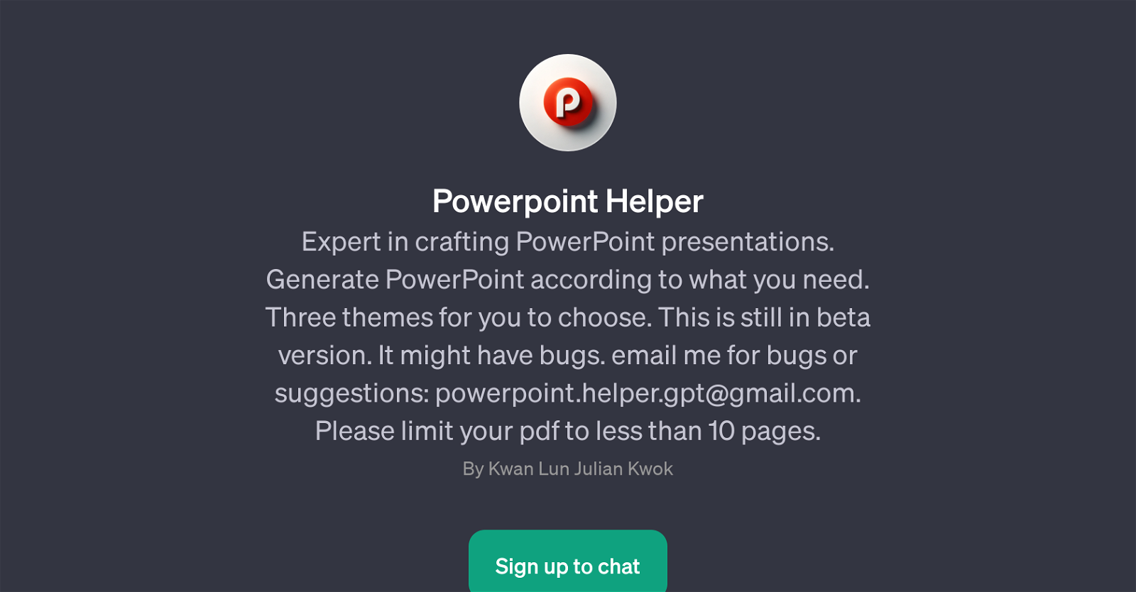 Powerpoint Helper website