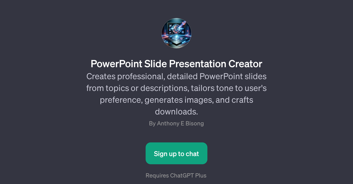 PowerPoint Slide Presentation Creator website