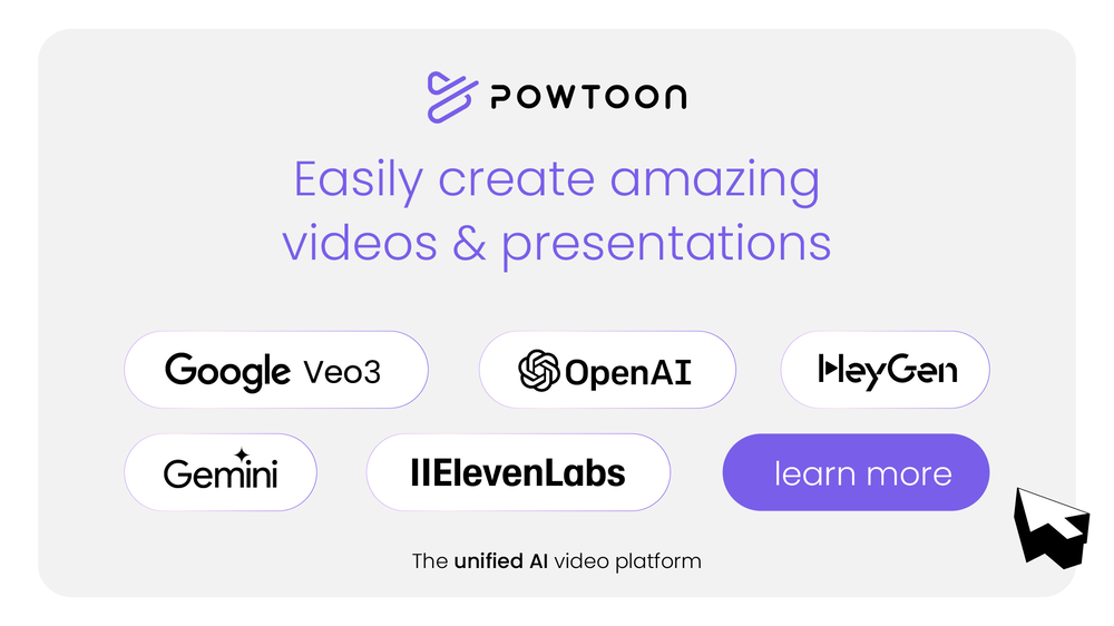 Powtoon - Unified AI Video Platform website