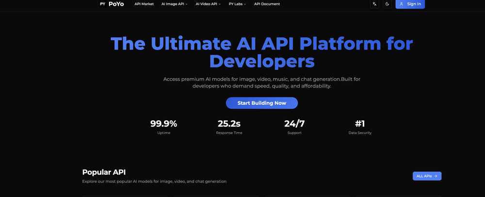 PoYo.AI website