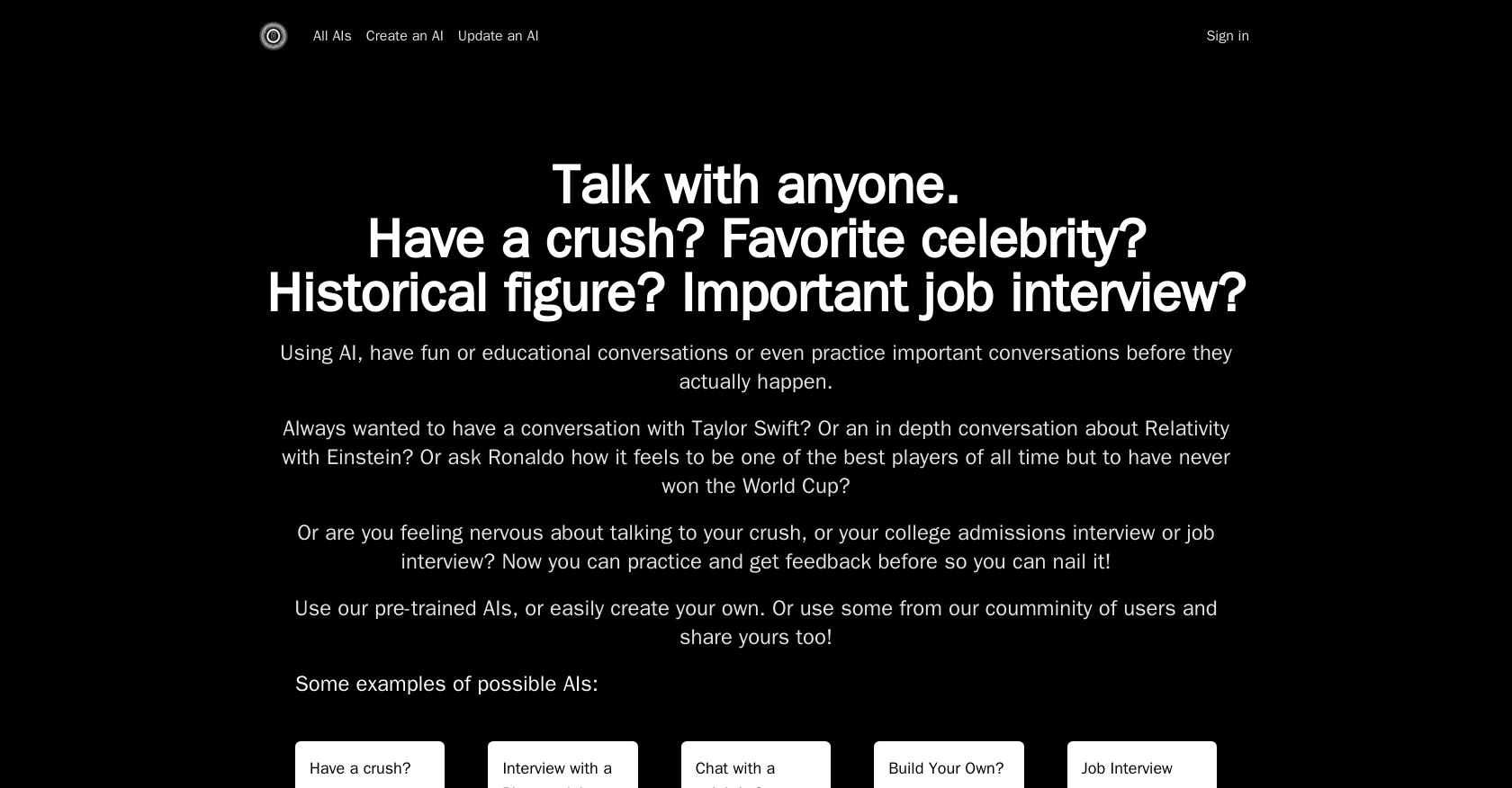 Practicetalking website