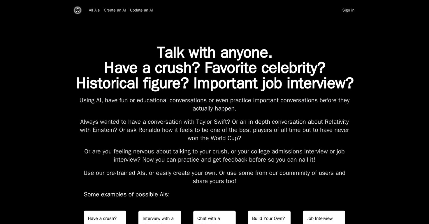 Practicetalking website