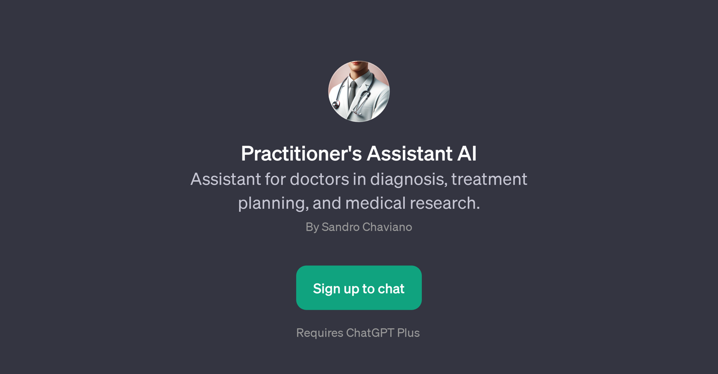 Practitioner's Assistant AI website