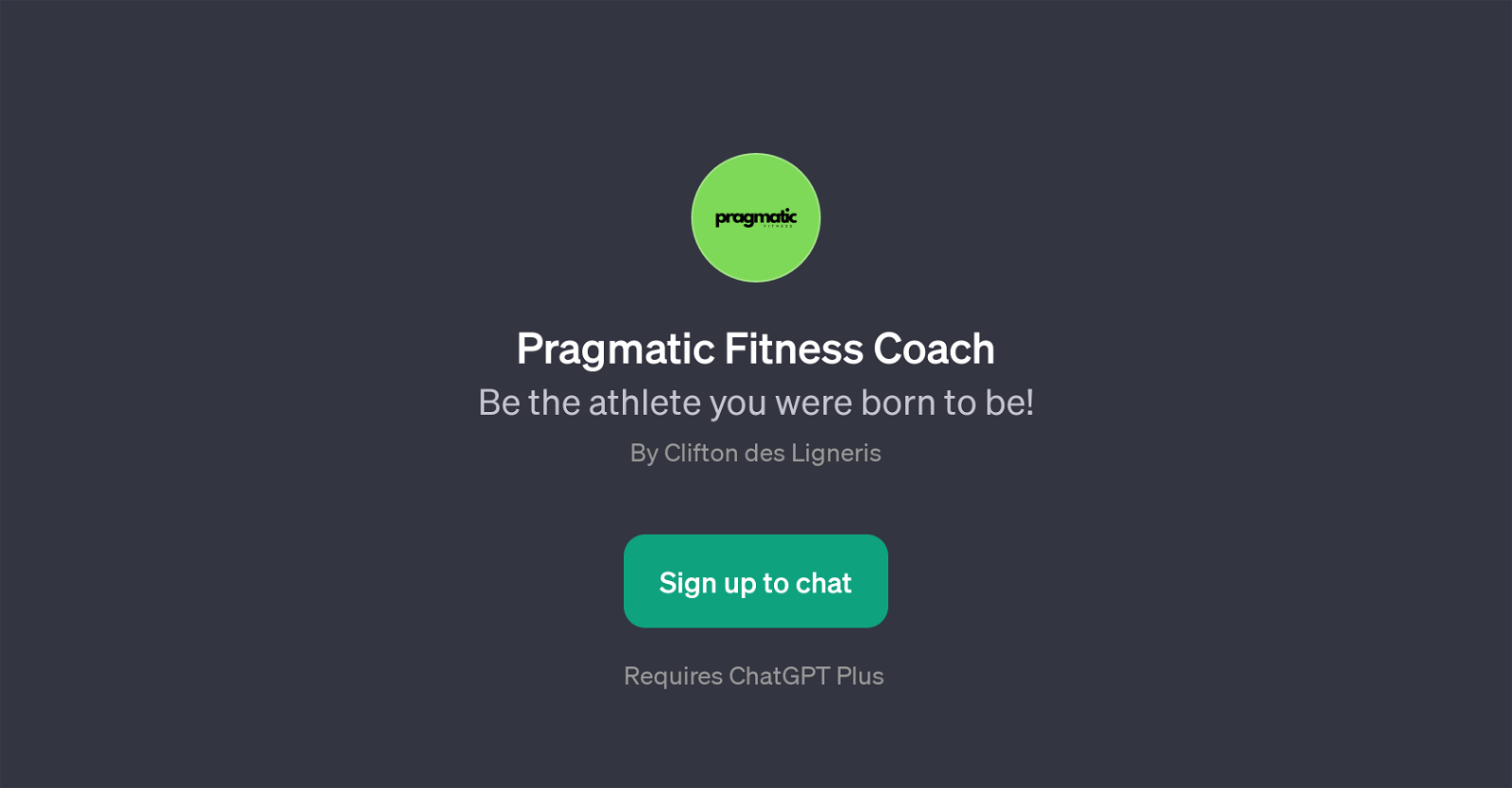 Pragmatic Fitness Coach website