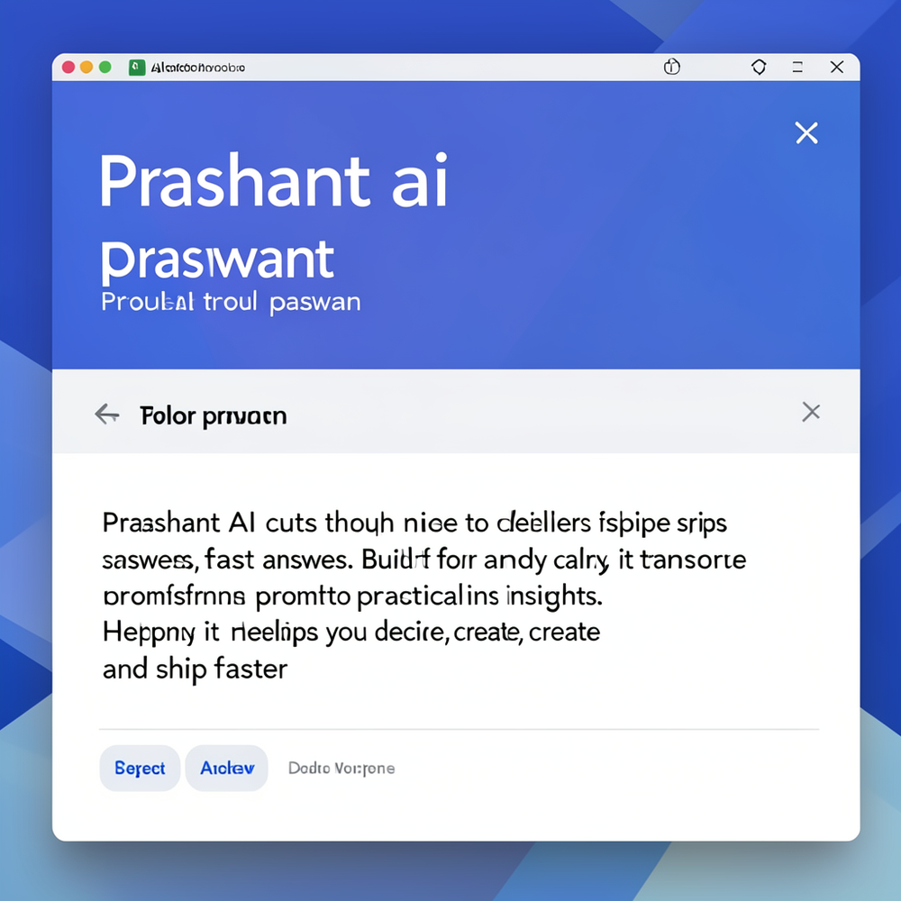 Prashant ai website