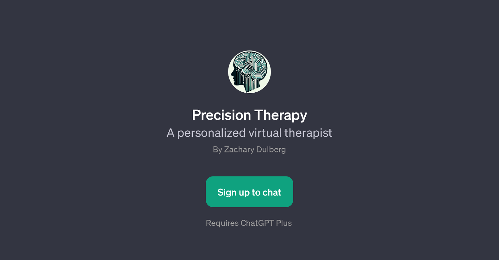 Precision Therapy website