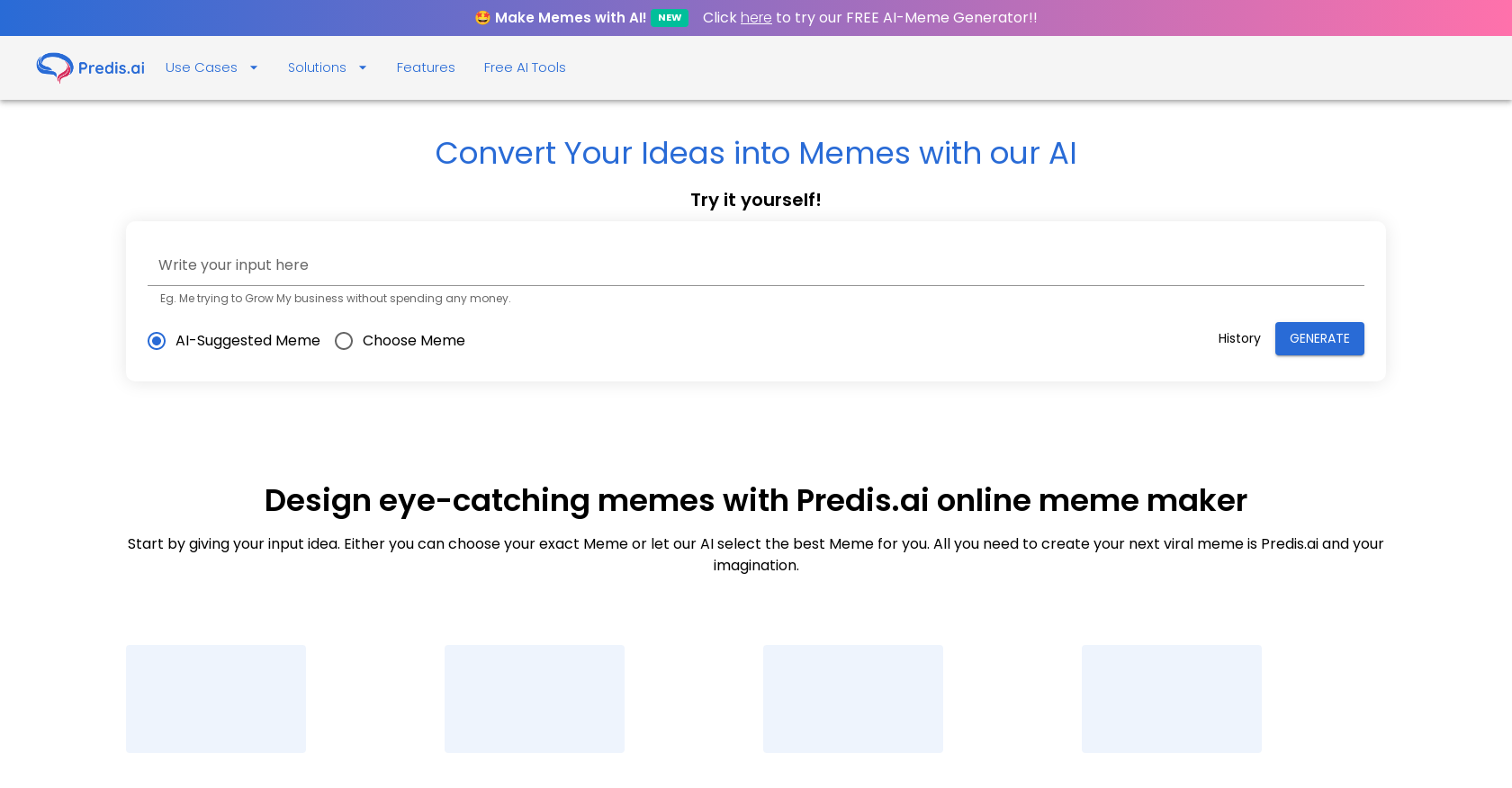 AI Meme Generator - Turn text into memes in seconds