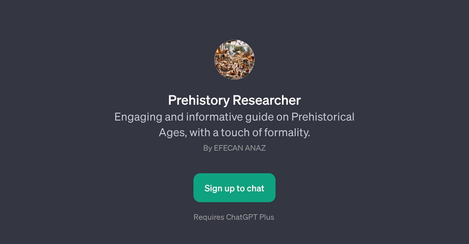 Prehistory Researcher website