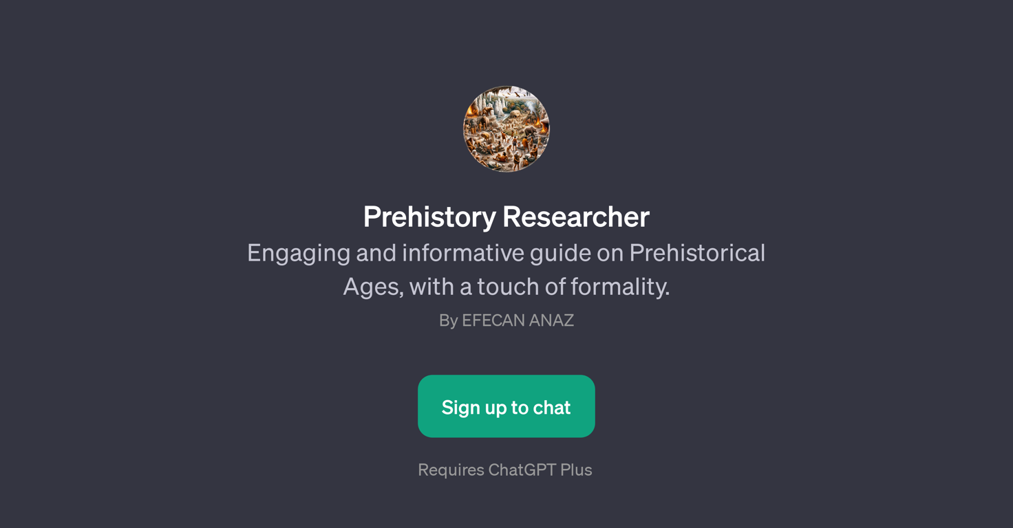 Prehistory Researcher website