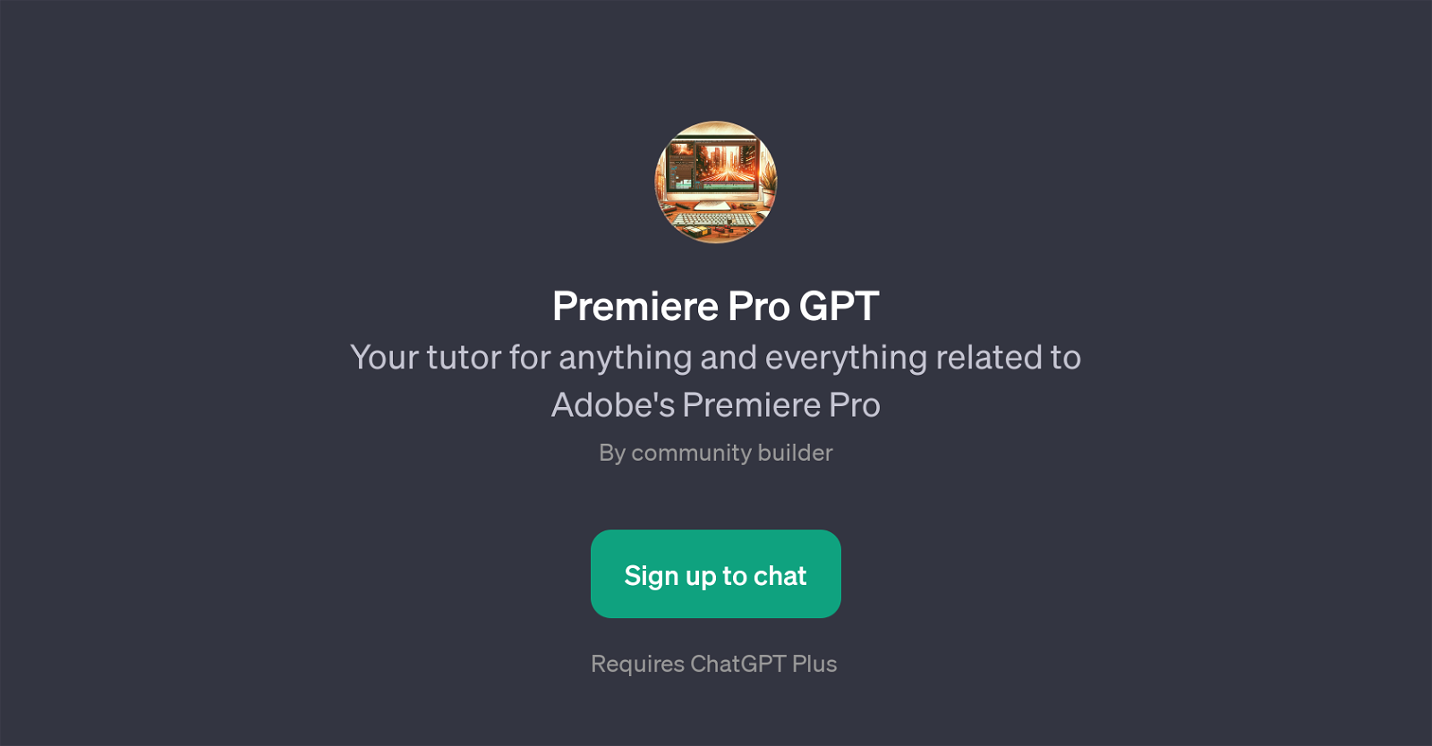 Premiere Pro GPT website
