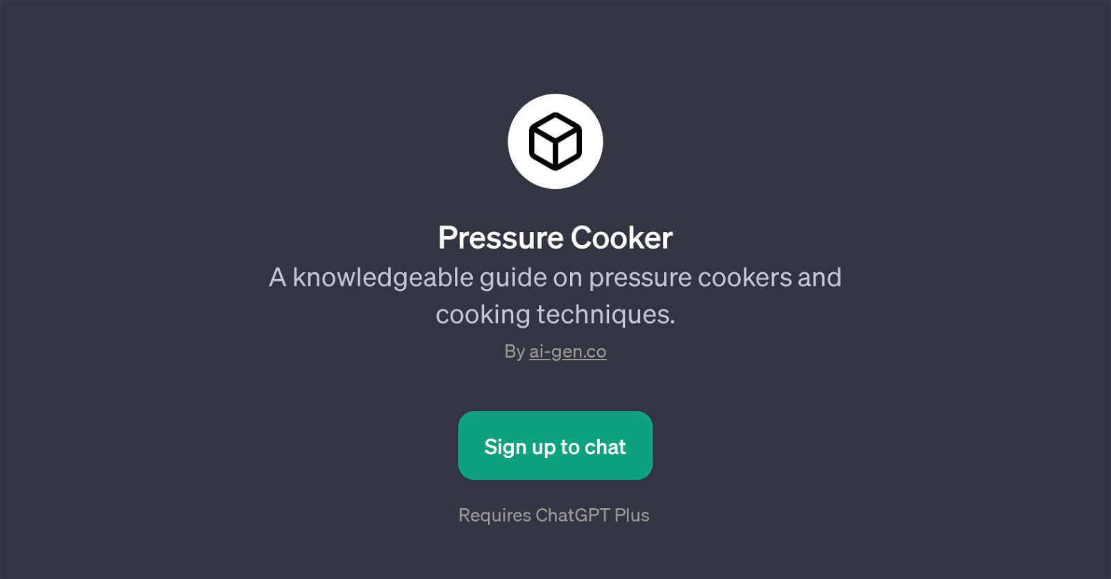 Pressure Cooker website