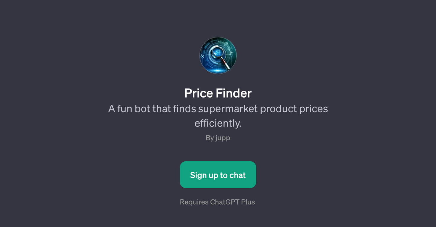 Price Finder website