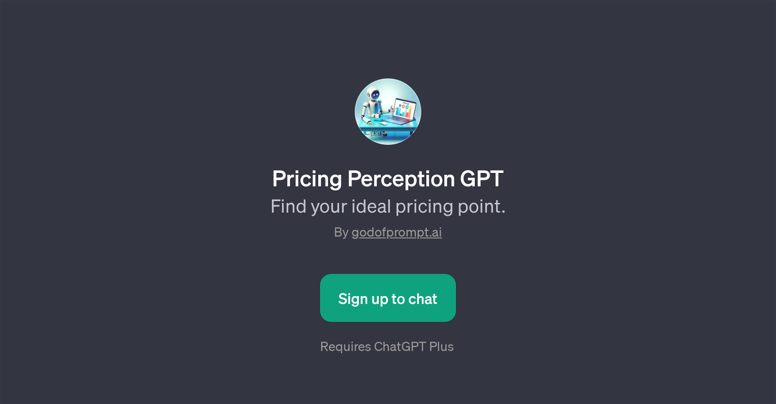 Pricing Perception GPT website